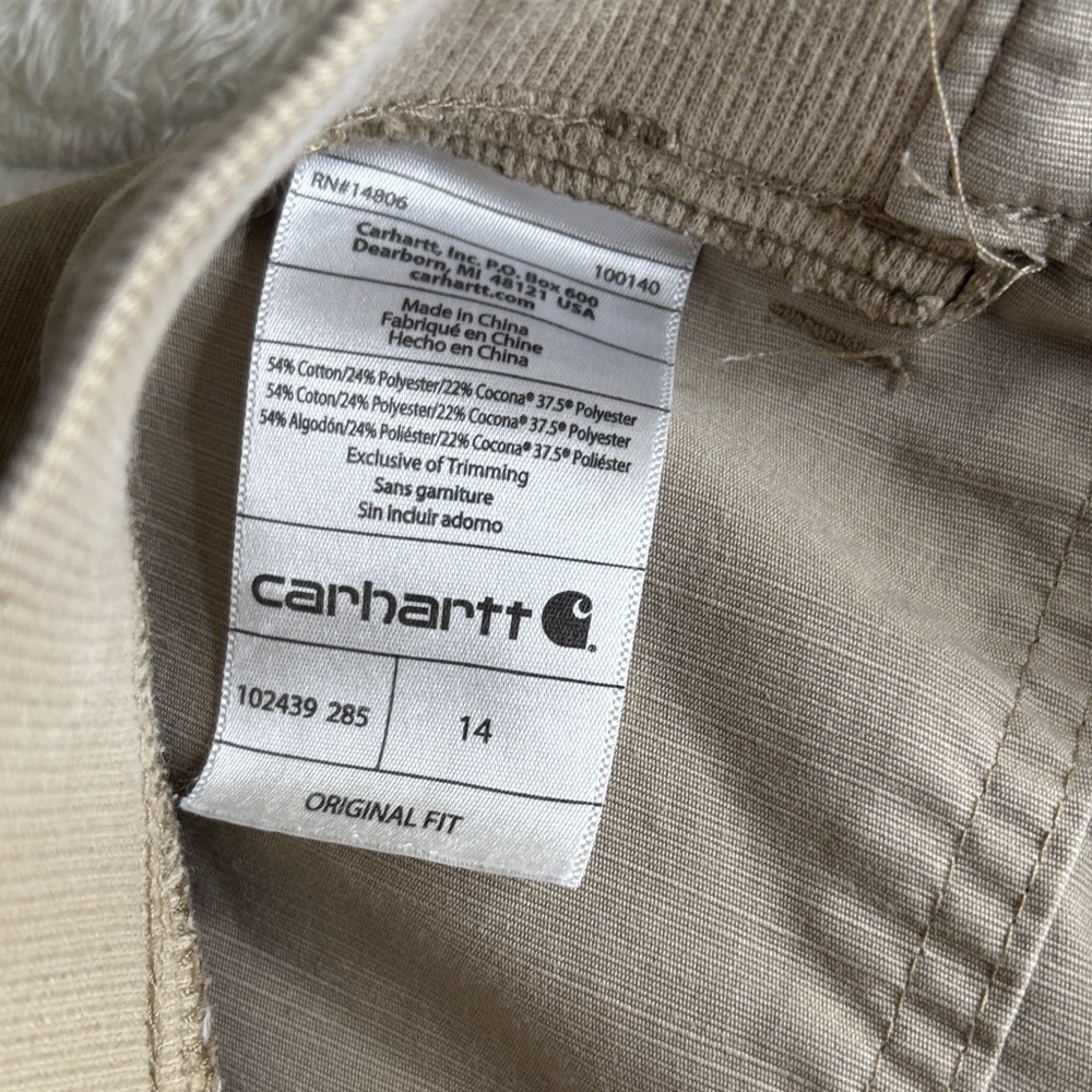 Carhartt Women's Tan Cargo Shorts - Picture 8 of 8